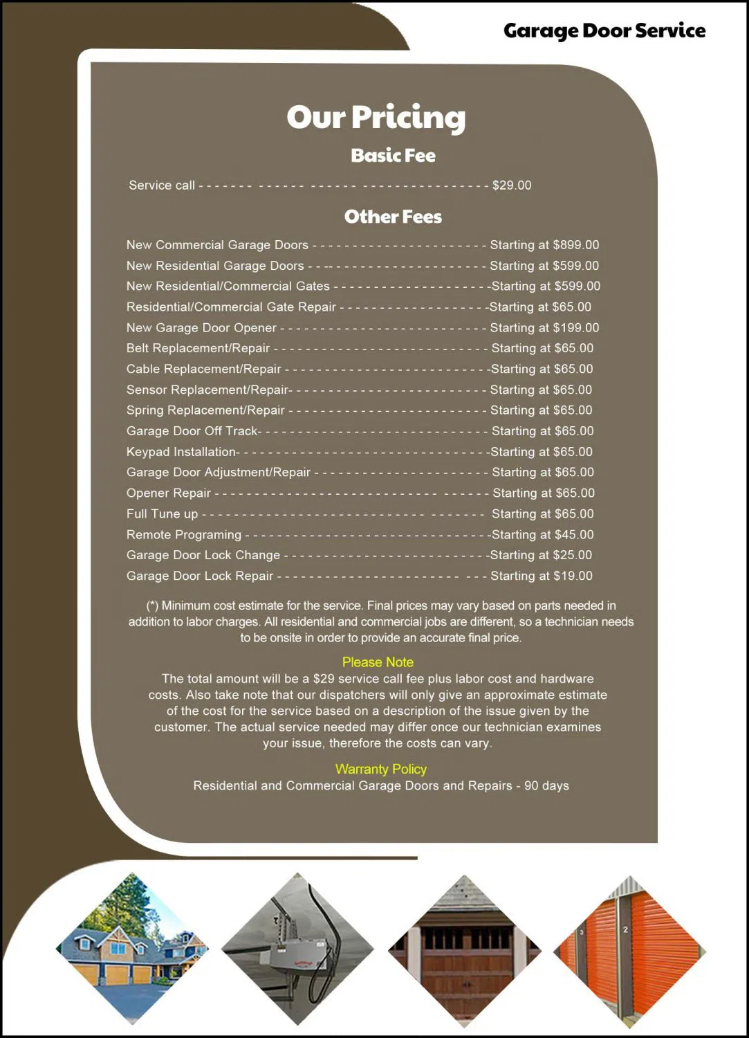 Newtown State Garage Door Service Newtown, PA 215-390-1081